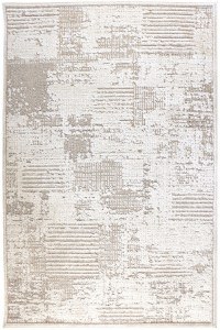 3-Piece Bedroom Wicker Carpet Set Cazerta 40005 Cream 67X490