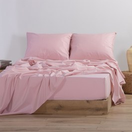 Bed Sheet With Rubber Basic Pink Nef-Nef PINK