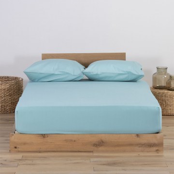 Bed Sheet With Rubber Jersey Aqua Nef-Nef