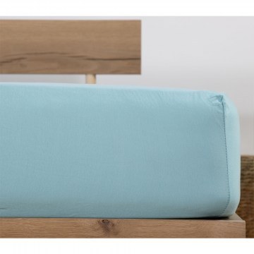 Bed Sheet With Rubber Jersey Aqua Nef-Nef