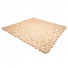 Bath Mat Anti Slip Fiore 00088.007 Beige BEIGE