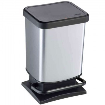 Trash Can Paso 06901.001 29x26,6x45,7cm 20lt Silver