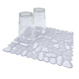 Ταπέτο Νεροχύτη Αντιολισθητικό Riverstone 06005.003 26,5x26,5cm Pvc Clear CLEAR