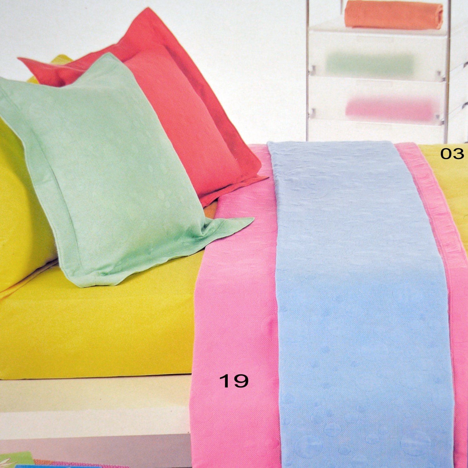 Κουβέρτα Colori 19 Pink Kentia