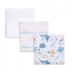 Muslins (Set 3pcs) Atlantico Multi Funna Baby