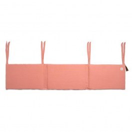 Baby Cot Bumper Muslin 0204 Coral Pink Funna Baby CORAL