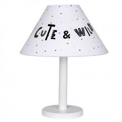 Επιτραπέζιο Φωτιστικό Παιδικό - Πορτατίφ Cute & Wild Ε27 max 60W 40x29cm Beige Funna Baby