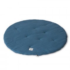 Χαλάκι Playmat Μουσελίνα 0261 110x110cm Province Petrol Funna Baby