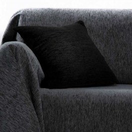 Μαξιλαροθήκη Σετ Ζακάρ Σενίλ 1300 Black Anna Riska BLACK