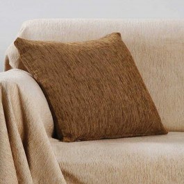 Μαξιλαροθήκη Σετ Ζακάρ Σενίλ 1300 Marron Anna Riska MARRON