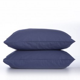 Μαξιλαροθήκες Basic (Σετ 2τμχ) Indigo Nef-Nef INDIGO