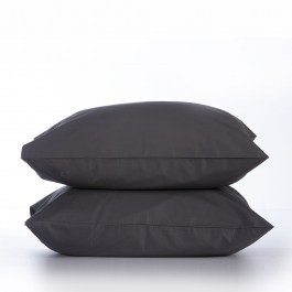 Μαξιλαροθήκες Basic (Σετ 2τμχ) Dark Grey Nef-Nef DARK GREY