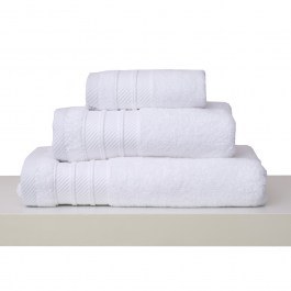 Πετσέτα Με Φάσα Soft White Anna Riska WHITE