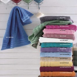 Πετσέτες Σετ 3τμχ Lagoon 17 Orange Ρυθμός ORANGE