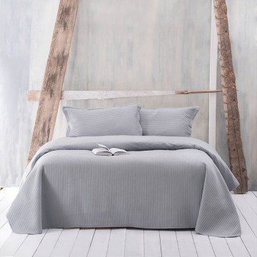 Bedspread Jazz 2 Set 3pcs Grey Rythmos