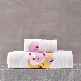 Kid Towels Set 2pcs Arturo Pink Rythmos PINK