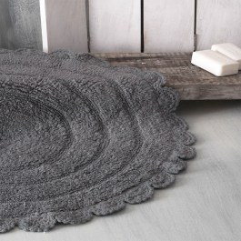 Ταπέτο Μπάνιου Opal 04 Dark Grey Ρυθμός DARK GREY