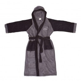 Μπουρνούζι Παιδικό Happy Smile Grey/Black DimCol GREY-BLACK