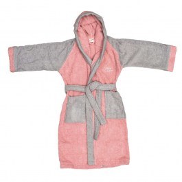 Μπουρνούζι Παιδικό Happy Smile Coral/Grey DimCol CORAL