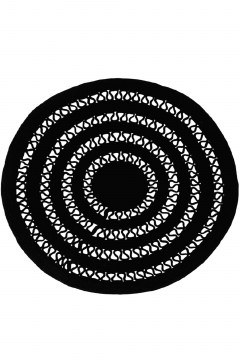 Χαλί Alyssa Black 1A Carpet Couture