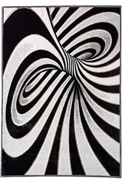 Χαλί Gabrielle 1040K/Q13 Black-White Carpet Couture
