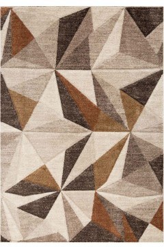Χαλί Agata Three Beige-Brown-Red Carpet Couture
