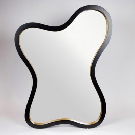 Wall Mirror 811-30001 68,8x4,5x90,4cm Black-Gold Estheti Home BLACK-GOLD