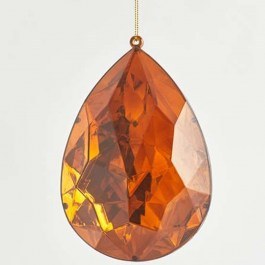 Christmas Ornament Tear 600-44095 10x6x15cm Brown BROWN