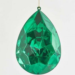 Christmas Ornament Tear 600-44100 10x6x15cm Emerald EMERALD