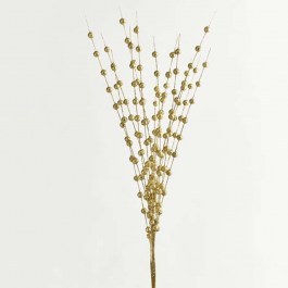 Χριστουγεννιάτικο Κλαδί Με Glitter 600-45997 150cm Gold GOLD