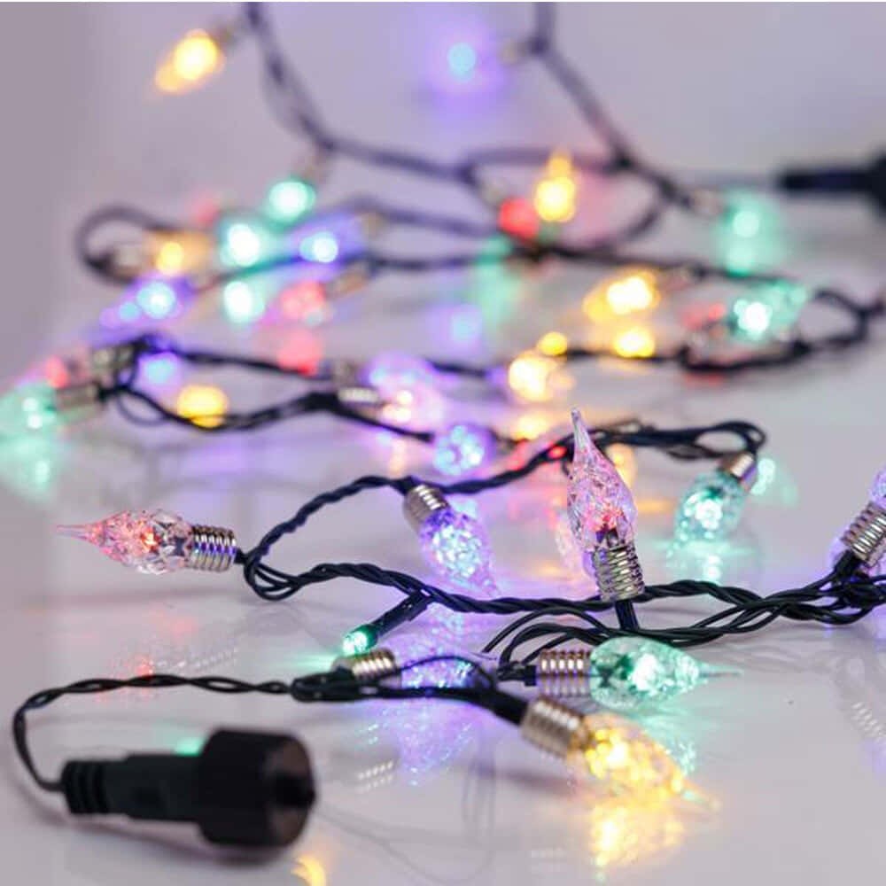 Χριστουγεννιάτικα Λαμπάκια Σειρά Vintage 200 Multi Led 600-03960 9,75m IP44 Green
