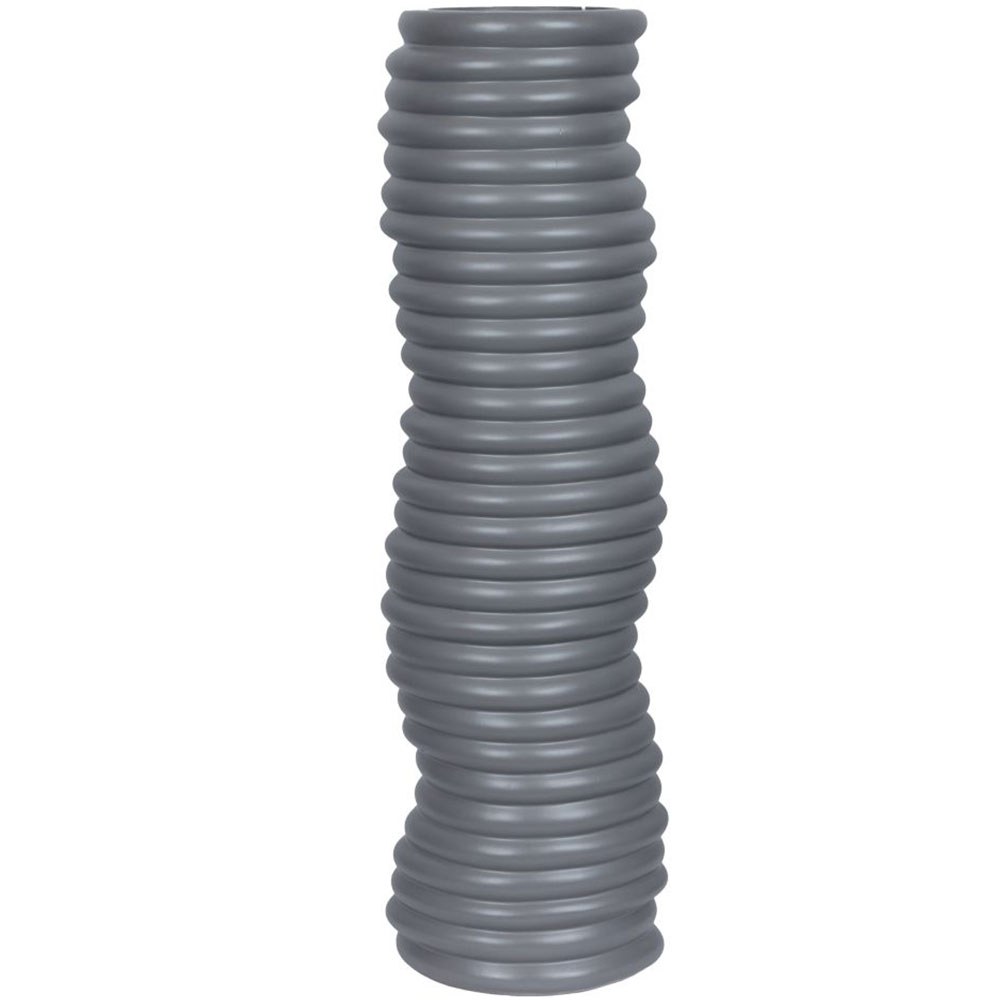 Βάζο Κεραμικό 752-20399 17,6x14,3x57,5cm Dark Grey Estheti Home