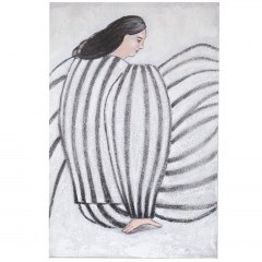 Canvas Painting Woman 812-20017 60x3,8x90cm Black-White Estheti Home