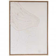 Canvas Painting Handmade Figure 812-10014 60x3,8x80cm White Estheti Home