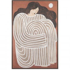 Canvas Painting Woman 755-12189 82,6x122,6cm Multi Estheti Home