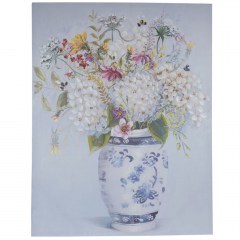 Canvas Painting Vase With Flowers 755-12248 80x3x100cm Multi Estheti Home