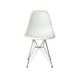 Καρέκλα Art White ΕΜ124,11P 46X55X82 cm Σετ 4τμχ WHITE