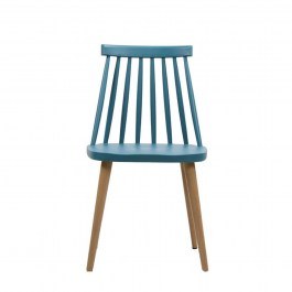 Καρέκλα Lavida Blue ΕΜ139,5 43X48X77 cm Σετ 4τμχ BLUE