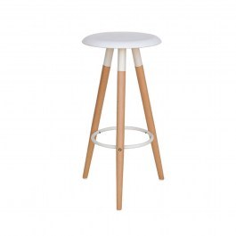 Stool Bar Loft White 10-0100 Φ37X77 Cm WHITE