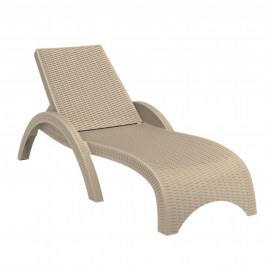 Beach Sunbed Fiji Dove Grey 53-0041 Siesta DOVE GREY