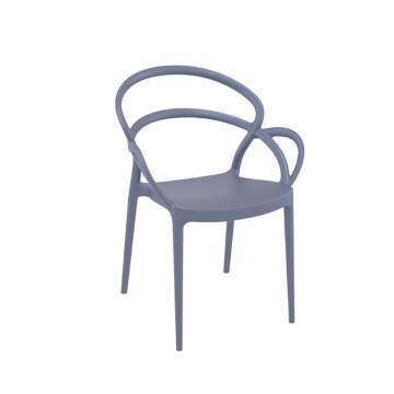 ArmChair - Mila Dark Grey 20-0129 Siesta