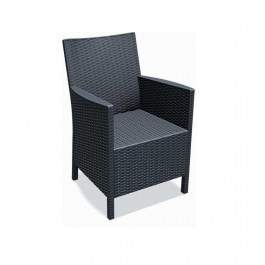 ArmChair - California K/D Dark Grey 53-0070 Siesta DARK GREY