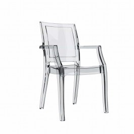 ArmChair - Arthur Clear Transparent 32-0092 Siesta CLEAR