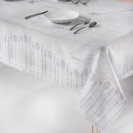 Tablecloth 1007 Silver Saint Clair SILVER