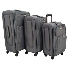 Βαλίτσα Ταξιδιού (Σετ 3Τμχ) 782963 Grey Ankor GREY