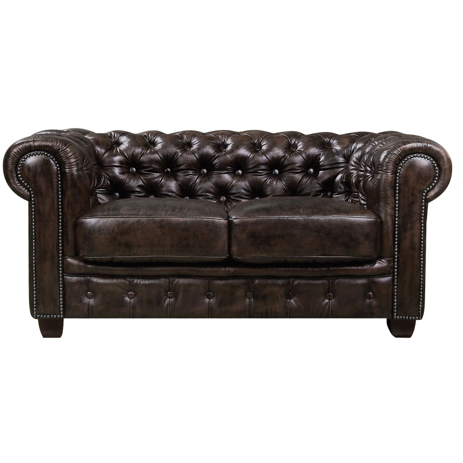 Καναπές Chesterfield Brown 689 E9574,2 160X92X72 cm