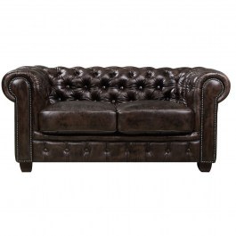 Sofa Chesterfield Brown 689 E9574,2 160X92X72 Cm BROWN