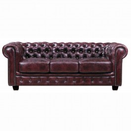 Sofa Chesterfield Antique Red 689 E9574,34 201X92X72 Cm ANTIQUE RED