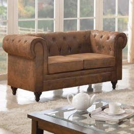 Sofa Chesterfield Brown E942,2 150X82X77 Cm BROWN