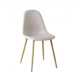 Καρέκλα Celina Beige ΕΜ907,4 45X54X87 cm Σετ 4τμχ BEIGE